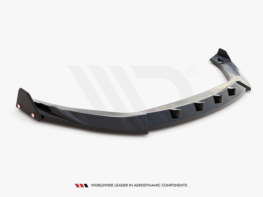Maxton Design - FRONT SPLITTER V.2 + FLAPS HYUNDAI KONA N MK1