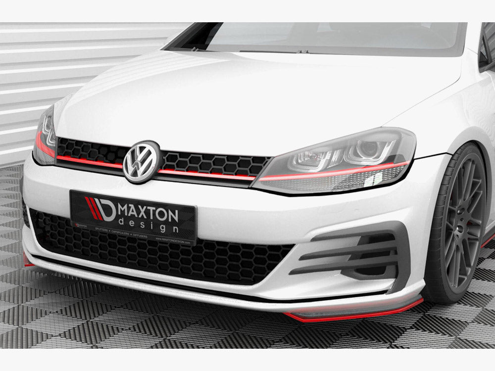 Maxton Design - Front Side Splitters Volkswagen Golf GTI / GTD Mk7 Facelift