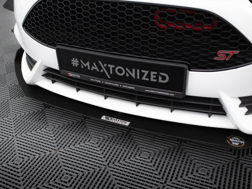 Maxton Design - Front Racing Splitter V.3 Ford Fiesta MK7 ST Facelift (2013-2017)