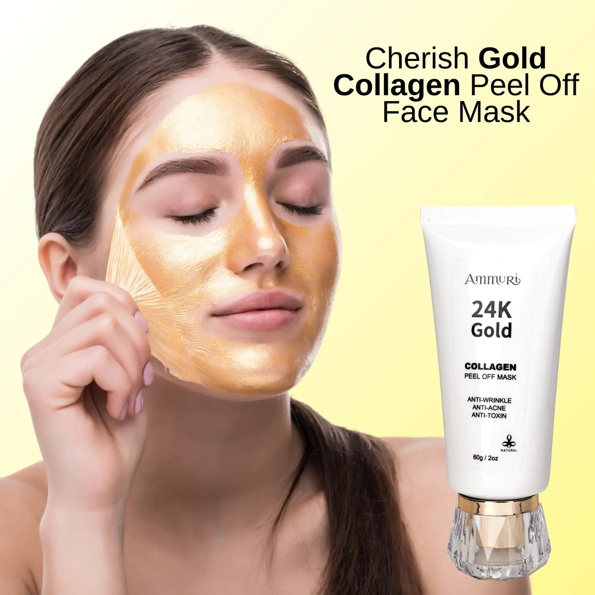 24K Gold Peel-Off Face Mask | Ammuri