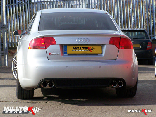 Milltek Sport - Cat Back Exhaust (Multiple Options) Audi RS4 B7 (Saloon, Avant & Cabriolet)