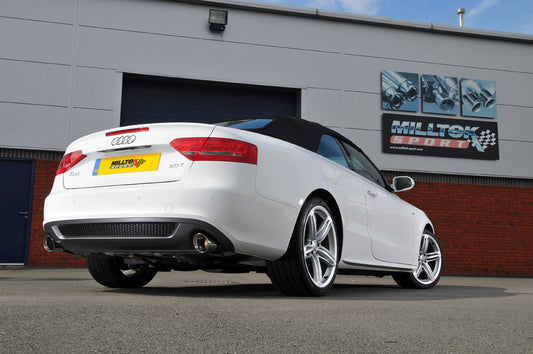 Milltek Sport - Cat Back Exhaust (Multiple Options) Audi A5 B8 (8T) Cabriolet & Coupe