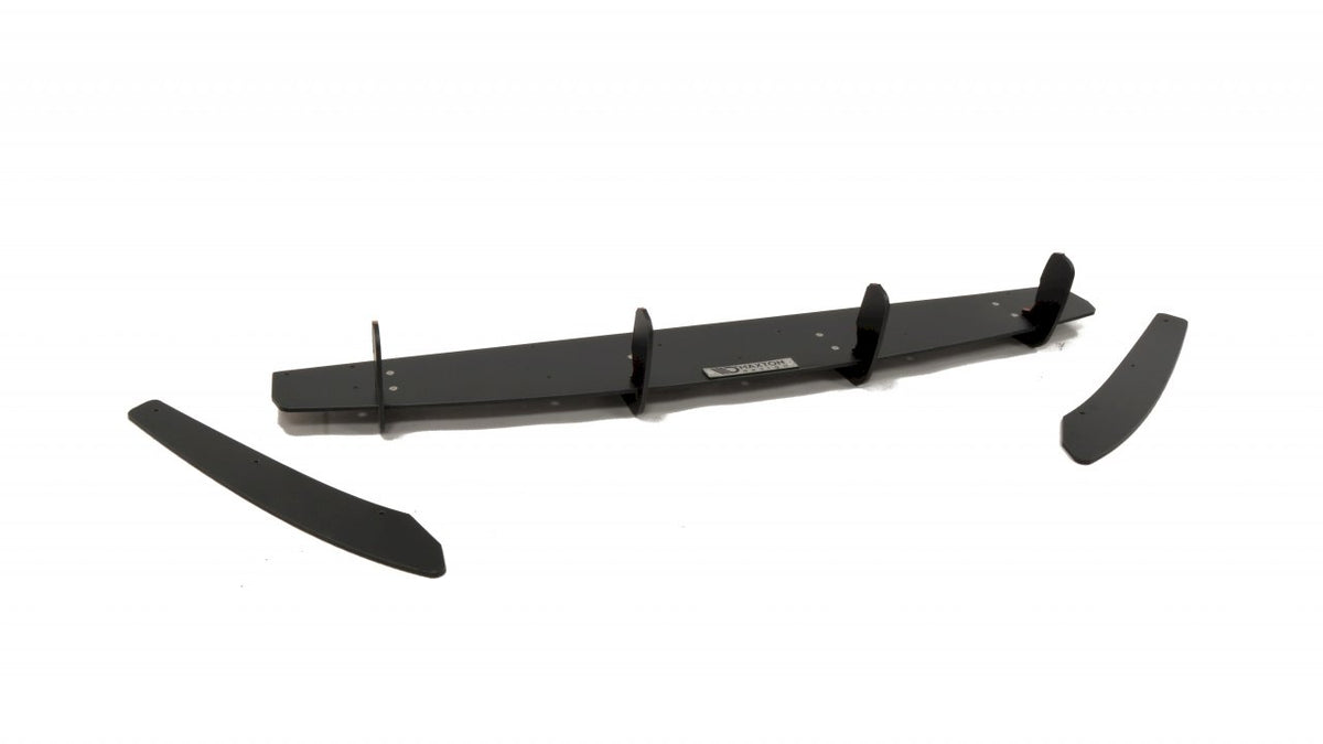 Maxton Design - AUDI A6 C7 S-LINE AVANT REAR DIFFUSER & REAR SIDE SPLITTERS (FITS TWO SINGLE EXHAUST ENDS) (2011-2014)