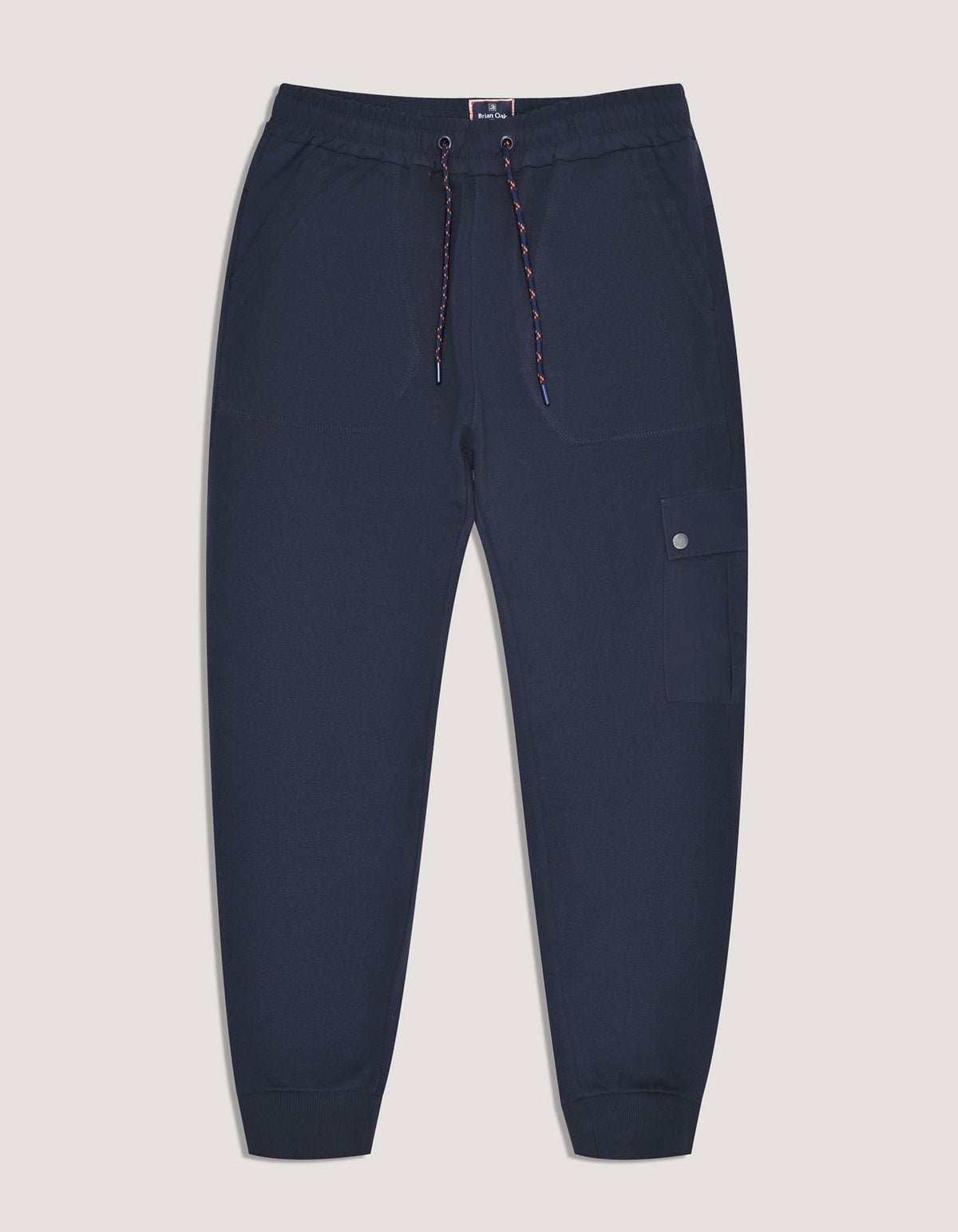 Premium Navy Textured Joggers