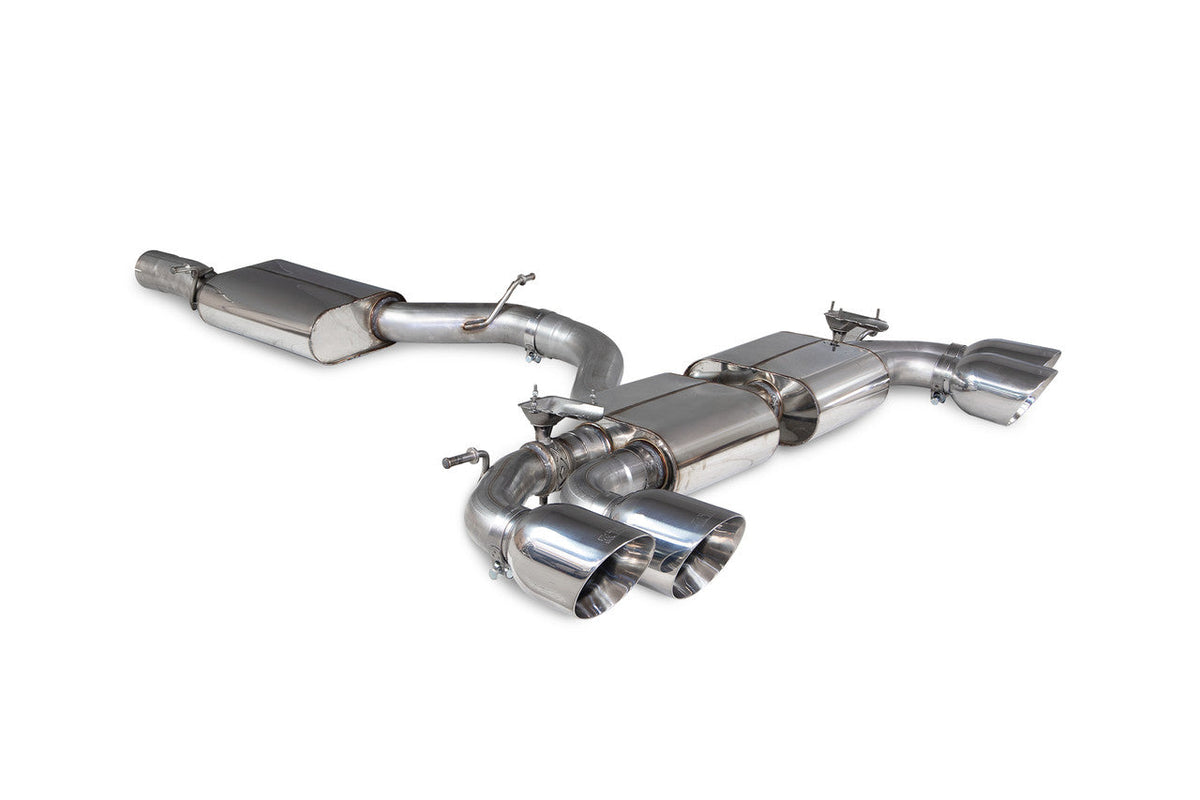 Scorpion Downpipe with high flow sports catalyst Golf R MK8 GPF Model 2020 -