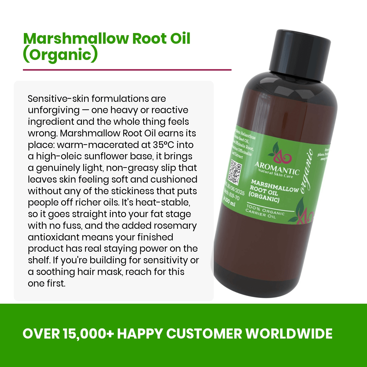 Organic Marshmallow Root Oil