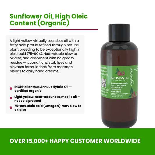 Organic Sunflower Oil High Oleic
