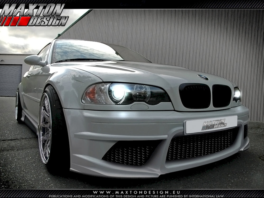 Maxton Design - FRONT BUMPER BMW 3 E46 - 4 DOOR SALOON < GENERATION V >