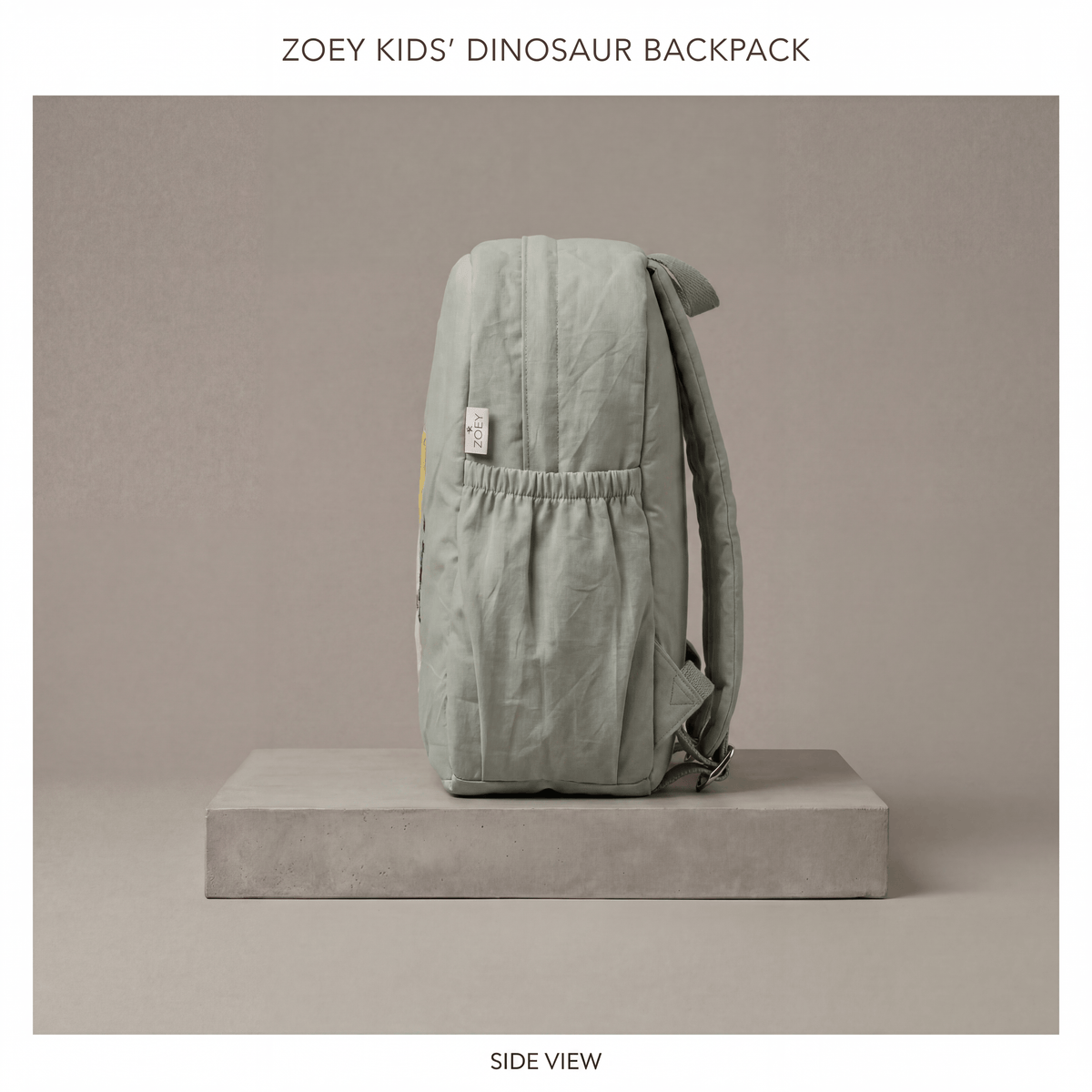 Handcrafted Study Buddy Dino Kids Backpack