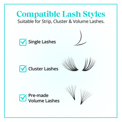 #1 Eyelash Extension Premium Plus Glue (5ml) — Odorless, Quick-Dry, For Licensed Pros