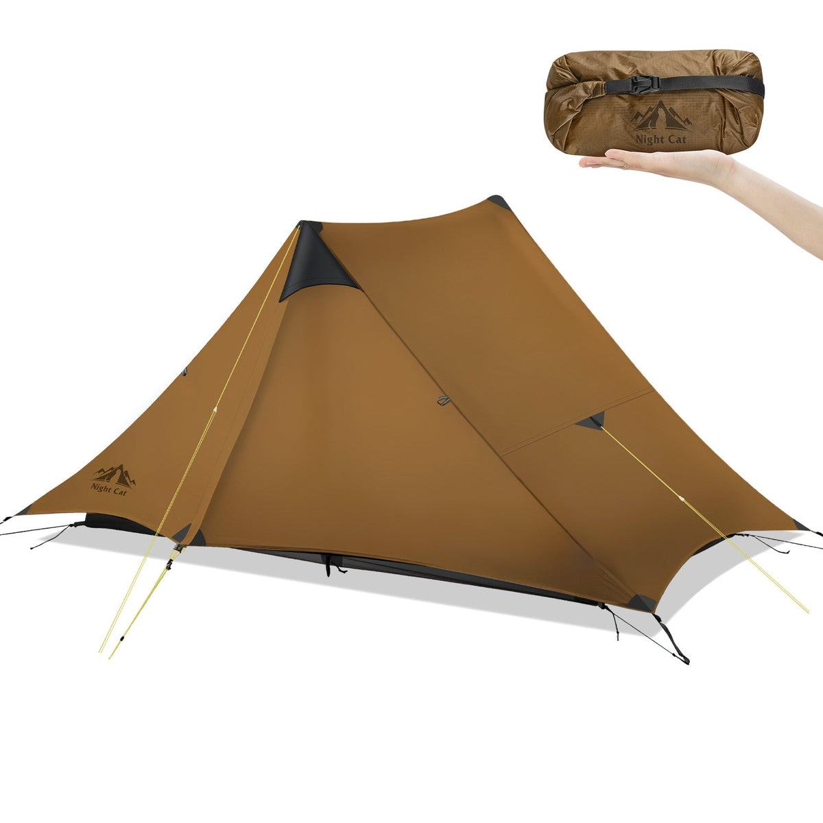 Night Cat 2 Person Ultra Lightweight Backpacking Tent