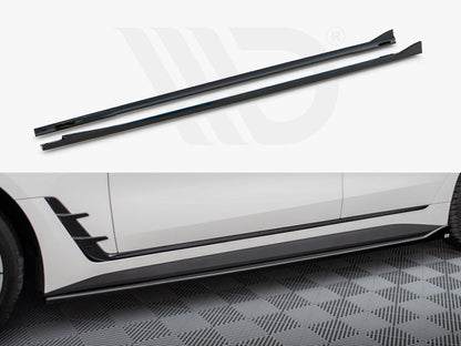 Maxton Design - SIDE SKIRTS DIFFUSERS V.1 BMW I4 M-PACK G26