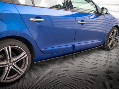 Maxton Design - SIDE SKIRTS DIFFUSERS RENAULT MEGANE GT LINE GRANDTOUR MK3 FACELIFT
