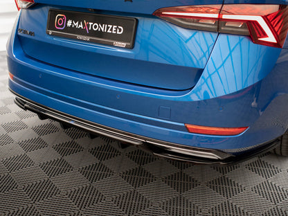 Maxton Design - CENTRAL REAR SPLITTER (VERTICAL BARS) SKODA OCTAVIA SPORTLINE MK4