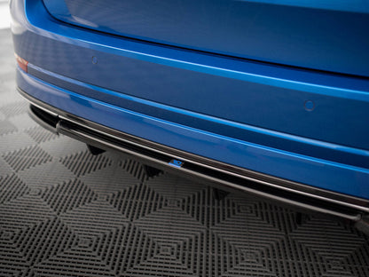 Maxton Design - CENTRAL REAR SPLITTER (VERTICAL BARS) SKODA OCTAVIA SPORTLINE MK4