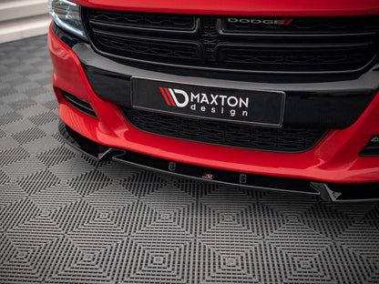 Maxton Design - FRONT SPLITTER V.1 DODGE CHARGER RT MK7 FACELIFT (2014-)
