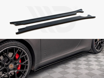 Maxton Design - SIDE SKIRTS DIFFUSERS PORSCHE 911 CARRERA 4S 992 (2019-)