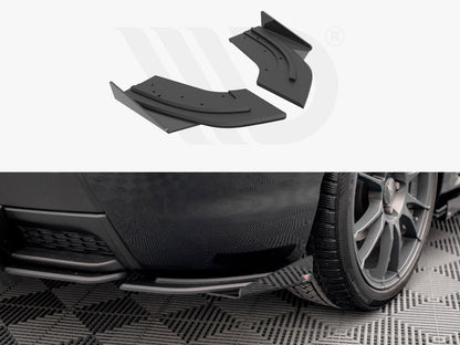 Maxton Design - STREET PRO REAR SIDE SPLITTERS (+FLAPS) MAZDA 3 MPS MK1 (2006-2008)
