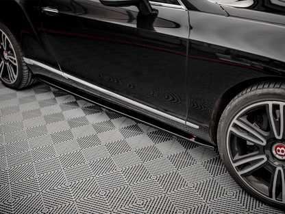 Maxton Design - SIDE SKIRTS DIFFUSERS BENTLEY CONTINENTAL GT V8 S MK2 (2014-2016)