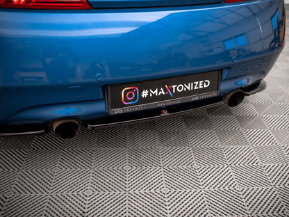 Maxton Design - CENTRAL REAR SPLITTER INFINITI G37 COUPE