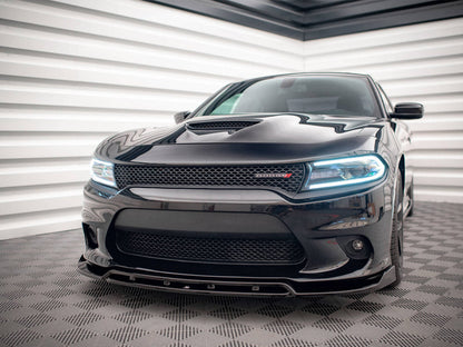 Maxton Design - FRONT SPLITTER V.1 DODGE CHARGER SRT MK7 FACELIFT