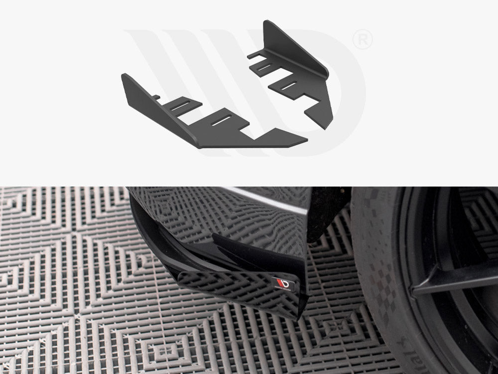 Maxton Design - REAR SIDE FLAPS AUDI S3 SPORTBACK 8V FACELIFT