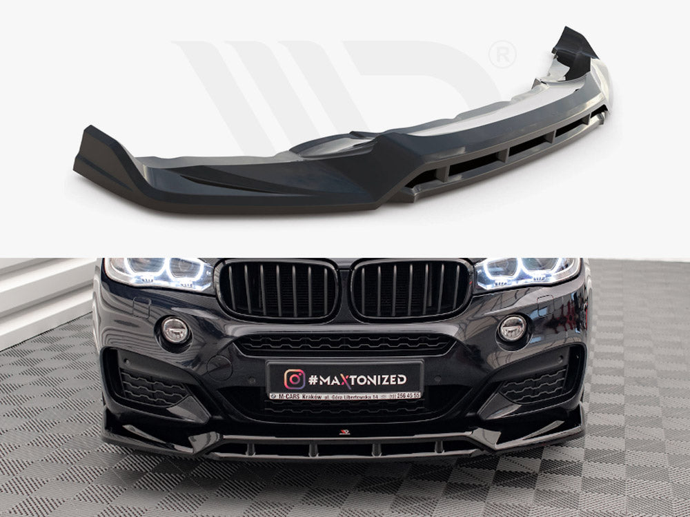 Maxton Design - FRONT SPLITTER V.3 BMW X6 M SPORT F16
