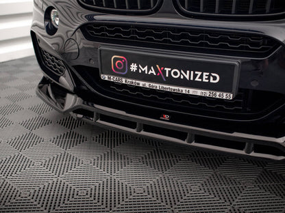 Maxton Design - FRONT SPLITTER V.3 BMW X6 M SPORT F16