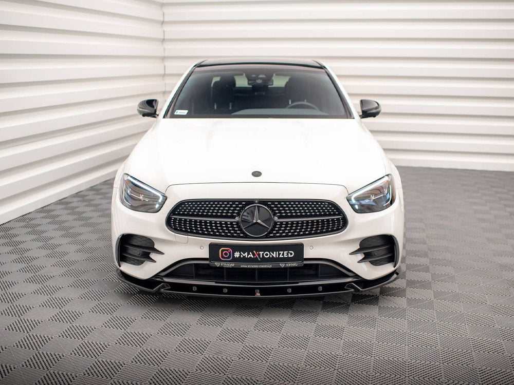 Maxton Design - Front Splitter V.2 Mercedes E AMG Line W213 Facelift