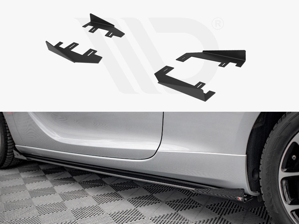 Maxton Design - SIDE FLAPS OPEL ASTRA GTC OPC-LINE J