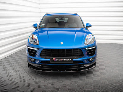 Maxton Design - FRONT SPLITTER V.1 PORSCHE MACAN MK1