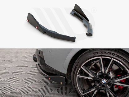 Maxton Design - REAR SIDE SPLITTERS V.2 + FLAPS BMW 2 COUPE M240I G42