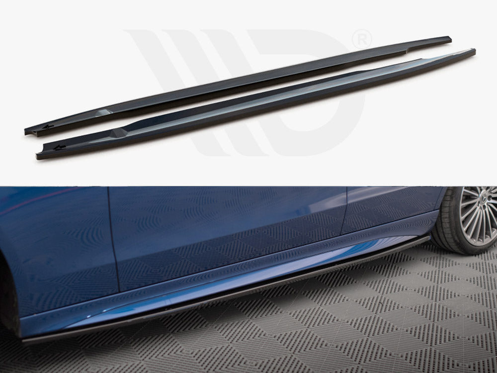 Maxton Design - SIDE SKIRTS DIFFUSERS MERCEDES C AMG-LINE W206  / 43 AMG W206