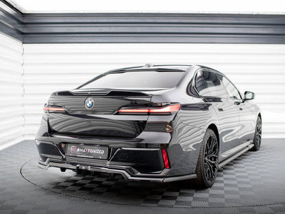 Maxton Design - CENTRAL REAR SPLITTER (VERTICAL BARS) BMW 7 M-PACK G70