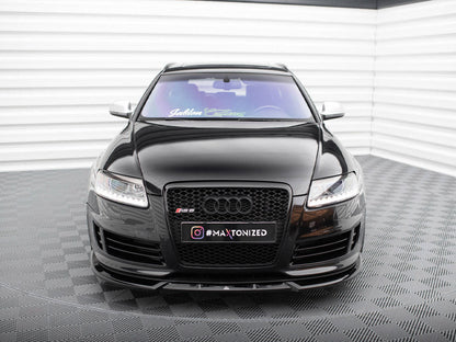 Maxton Design - FRONT SPLITTER V.2 AUDI RS6 AVANT C6