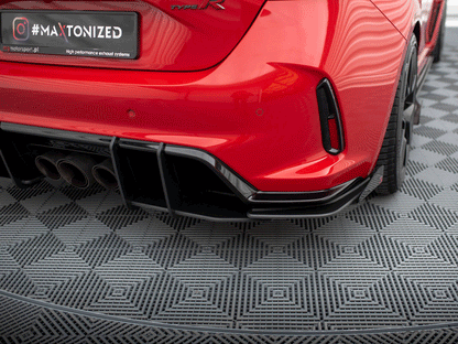 Maxton Design - STREET PRO REAR DIFFUSER + FLAPS HONDA CIVIC TYPE-R MK 11