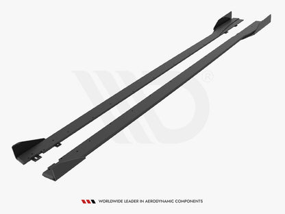 Maxton Design - STREET PRO SIDE SKIRTS DIFFUSERS + FLAPS HONDA CIVIC TYPE-R MK 11