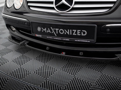 Maxton Design - FRONT SPLITTER V.2 MERCEDES CLK W209