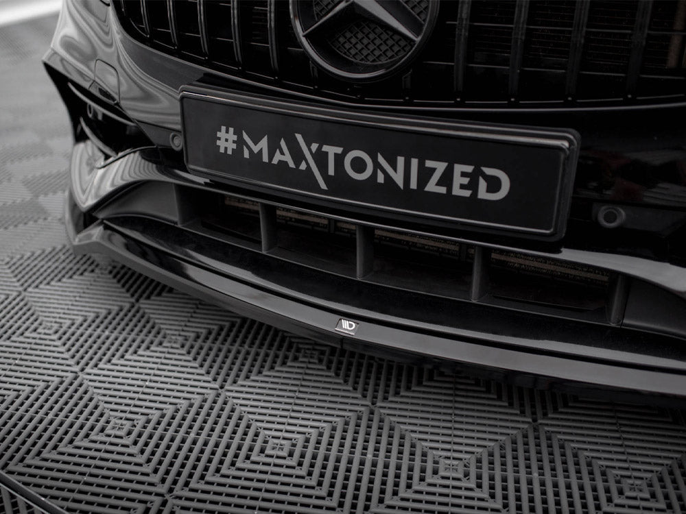 Maxton Design - FRONT SPLITTER V.1 MERCEDES-BENZ A AMG-LINE W176 FACELIFT