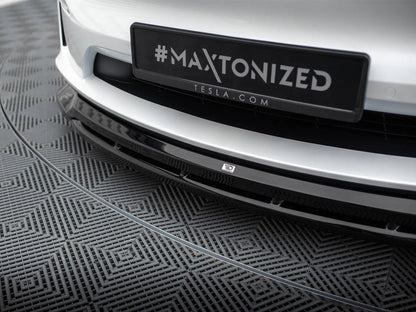 Maxton Design - FRONT SPLITTER V.1 TESLA MODEL X MK1 FACELIFT