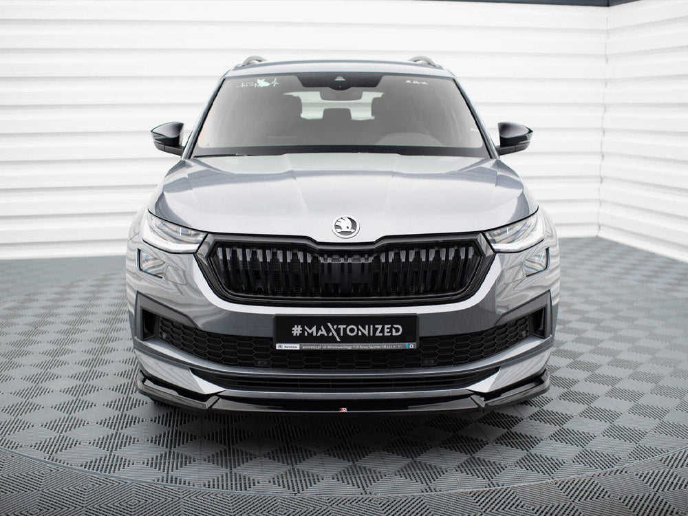 Maxton Design - FRONT SPLITTER V.1 SKODA KODIAQ SPORTLINE MK1 FACELIFT