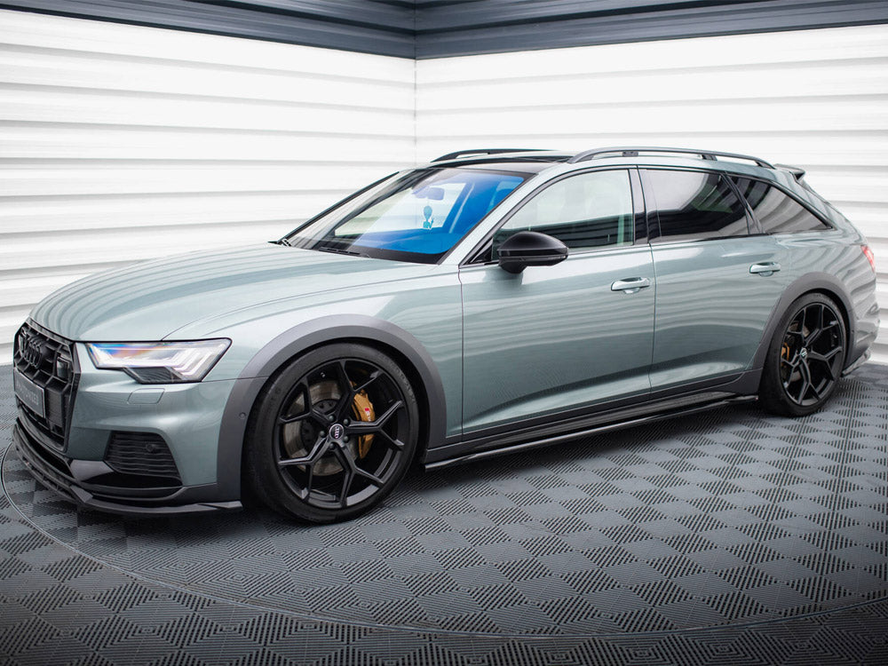 Maxton Design - SIDE SKIRTS DIFFUSERS AUDI A6 ALLROAD C8