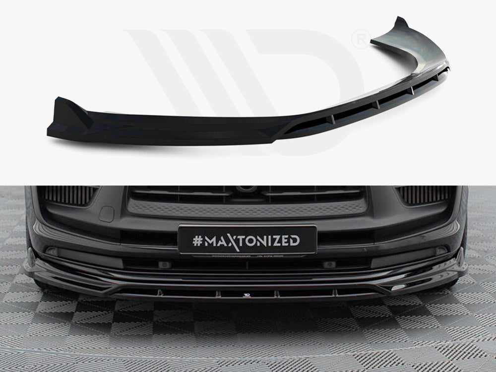 Maxton Design - Front Splitter Porsche Macan GTS Mk1 Facelift 2