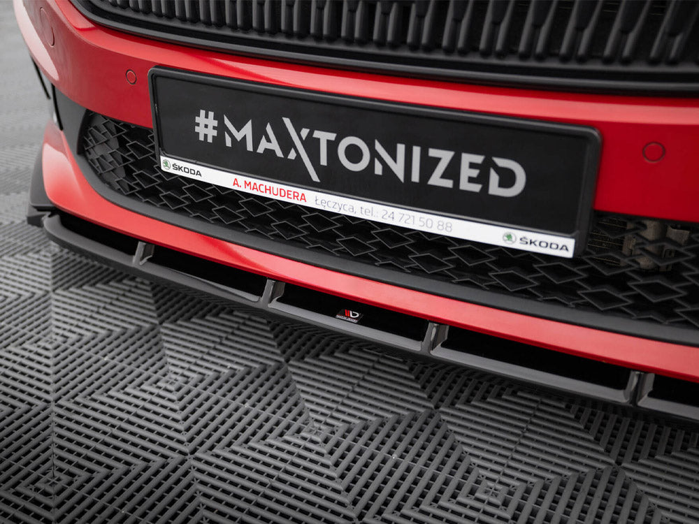 Maxton Design - Front Splitter Skoda Fabia Monte Carlo Mk4