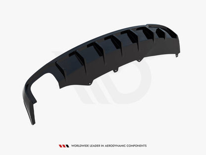 Maxton Design - Rear Valance Audi A4 B8 (Single side dual exhaust version)