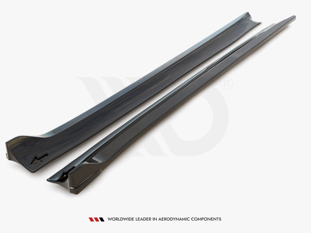 Maxton Design - Side Skirts Diffusers V.3 Tesla Model 3 Performance Mk1 Facelift