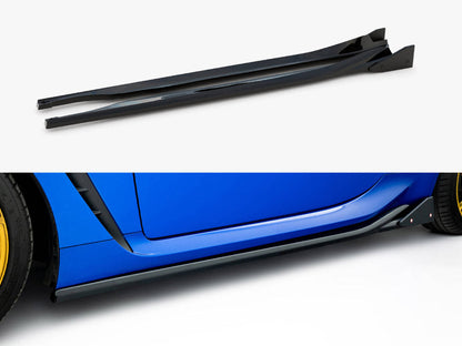 Maxton Design - Side Skirts Diffusers V.1 + Flaps Subaru BRZ Mk2