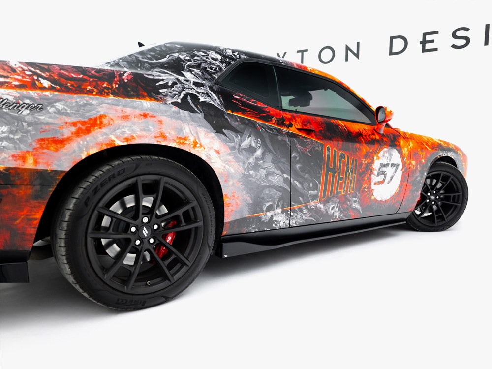 Maxton Design - Side Skirts Diffusers Dodge Challenger GT Mk3 Facelift