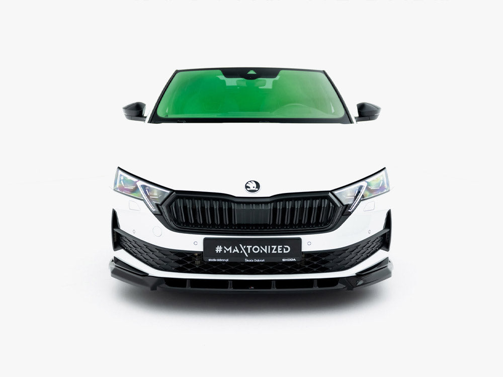 Maxton Design - Front Splitter Skoda Octavia Sportline Liftback / Estate Mk4 Facelift