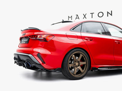 Maxton Design - Rear Splitter (Vertical Bars) V.2 Audi RS3 Sedan 8Y Facelift